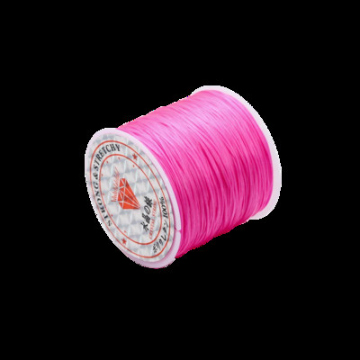 10 metri 0,7 mm elastīga vītne, apaļa kristāla līnija neilona gumijas elastīga aukla elastīga virve rotaslietu izgatavošanai, pērlīšu aproce