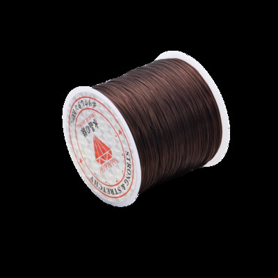 10 metri 0,7 mm elastīga vītne, apaļa kristāla līnija neilona gumijas elastīga aukla elastīga virve rotaslietu izgatavošanai, pērlīšu aproce