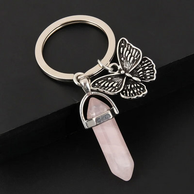 1 τεμ. Πολύχρωμο πέτρινο μπρελόκ Star Moon Sun μενταγιόν Μπρελόκ Μεταλλικό Χειροτεχνία Μπρελόκ Κοσμήματα Χονδρική