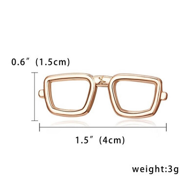 Modes sakausējums Sieviešu Vīriešu Emalja Piespraudes Piespraudes Brilles Saulesbrilles Rāmis Ažūra Šķērveida Lidmašīna Žetons Apģērbu Aksesuāri