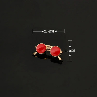 Modes sakausējums Sieviešu Vīriešu Emalja Piespraudes Piespraudes Brilles Saulesbrilles Rāmis Ažūra Šķērveida Lidmašīna Žetons Apģērbu Aksesuāri