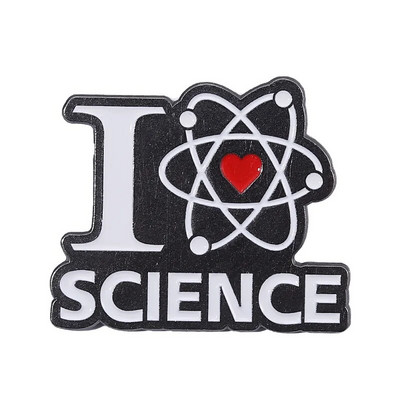 Πιστέψτε στην Επιστήμη Δώρο κοσμήματος με καρφίτσα σμάλτου χημικού μορίου δοκιμής DNA Μικροσκόπιο Eye Medicine μπουκάλι δημιουργικό σήμα καρφίτσες κοσμήματα