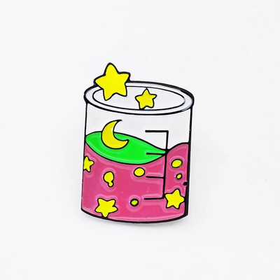 Πιστέψτε στην Επιστήμη Δώρο κοσμήματος με καρφίτσα σμάλτου χημικού μορίου δοκιμής DNA Μικροσκόπιο Eye Medicine μπουκάλι δημιουργικό σήμα καρφίτσες κοσμήματα