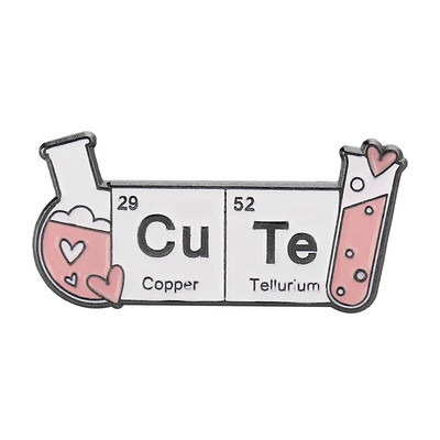 Πιστέψτε στην Επιστήμη Δώρο κοσμήματος με καρφίτσα σμάλτου χημικού μορίου δοκιμής DNA Μικροσκόπιο Eye Medicine μπουκάλι δημιουργικό σήμα καρφίτσες κοσμήματα