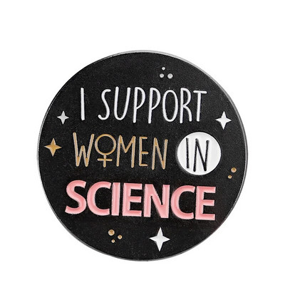 Πιστέψτε στην Επιστήμη Δώρο κοσμήματος με καρφίτσα σμάλτου χημικού μορίου δοκιμής DNA Μικροσκόπιο Eye Medicine μπουκάλι δημιουργικό σήμα καρφίτσες κοσμήματα