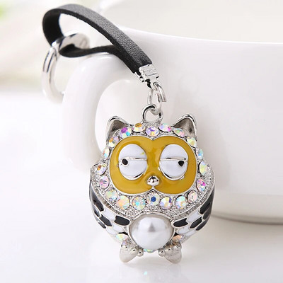 XDPQQ Bijuterii noi Breloc Seria Animale Cățeluș Lebădă Unicorn Bufniță Breloc Cadou Geanta Pandantiv Breloc Mașină