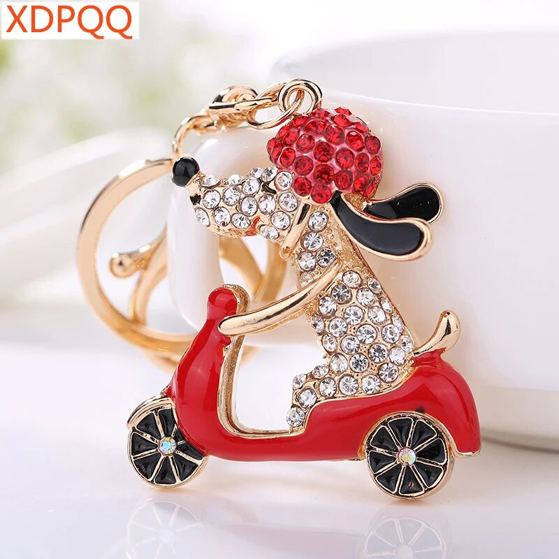 XDPQQ Bijuterii noi Breloc Seria Animale Cățeluș Lebădă Unicorn Bufniță Breloc Cadou Geanta Pandantiv Breloc Mașină