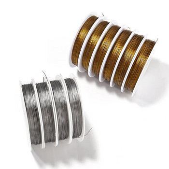 Louleur υψηλής ποιότητας ανθεκτικό σύρμα από ανοξείδωτο ατσάλι Tiger Tail Beading Wire for Jewelry Making Finding Wholesale