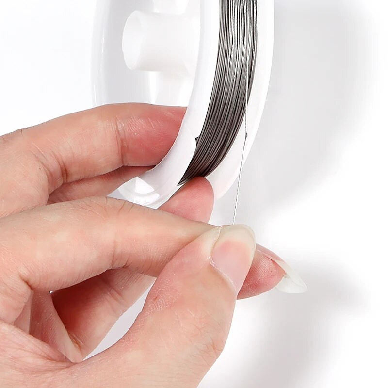 Louleur υψηλής ποιότητας ανθεκτικό σύρμα από ανοξείδωτο ατσάλι Tiger Tail Beading Wire for Jewelry Making Finding Wholesale