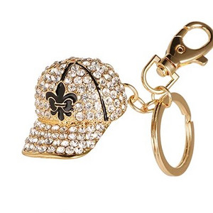 Κρυστάλλινο καπέλο καλοκαιρινό μπρελόκ στρας κρύσταλλο γούρι μόδας γυναίκες όμορφη τσάντα κοσμήματος κρεμαστό μπρελόκ δώρο