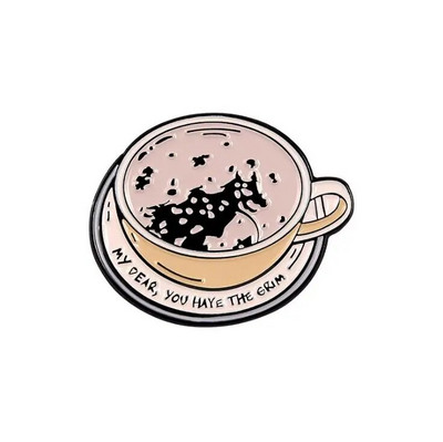 Radošs dzīvnieks, kaķis, kafijas tase