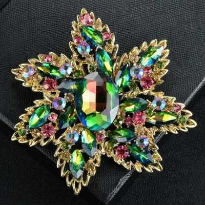 Luksuslik Elegantne Tavasuuruses Värviline Kristallist Pross Rhinestone`i Pärl Prossid Pin Meeste ja Naiste Rõivad Aksessuaarid Ehted