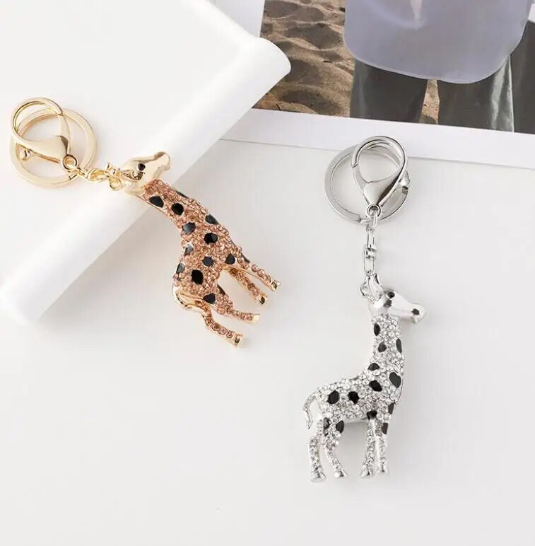 Žirafes atslēgu piekariņš Atslēgu piekariņš Gudrs dzīvnieks Žirafes Auto atslēgu piekariņu piekariņi