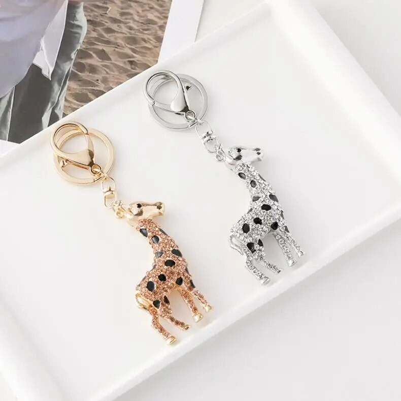 Žirafes atslēgu piekariņš Atslēgu piekariņš Gudrs dzīvnieks Žirafes Auto atslēgu piekariņu piekariņi