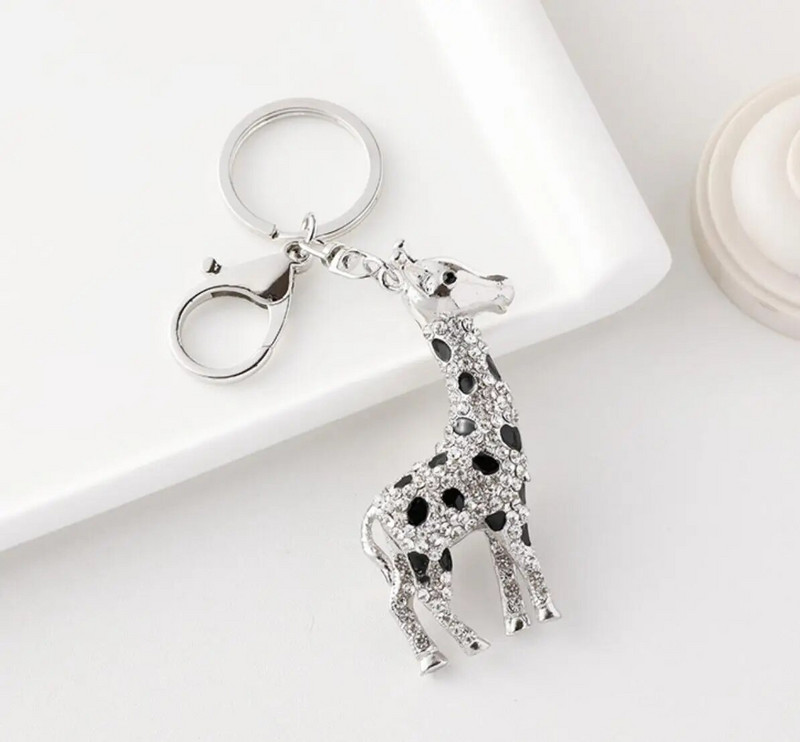 Žirafes atslēgu piekariņš Atslēgu piekariņš Gudrs dzīvnieks Žirafes Auto atslēgu piekariņu piekariņi