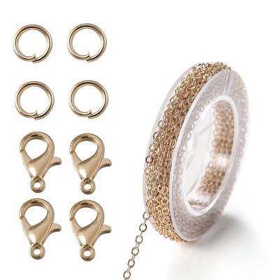 3 metru sakausējuma lielapjoma ķēde ar lēciena gredzeniem.