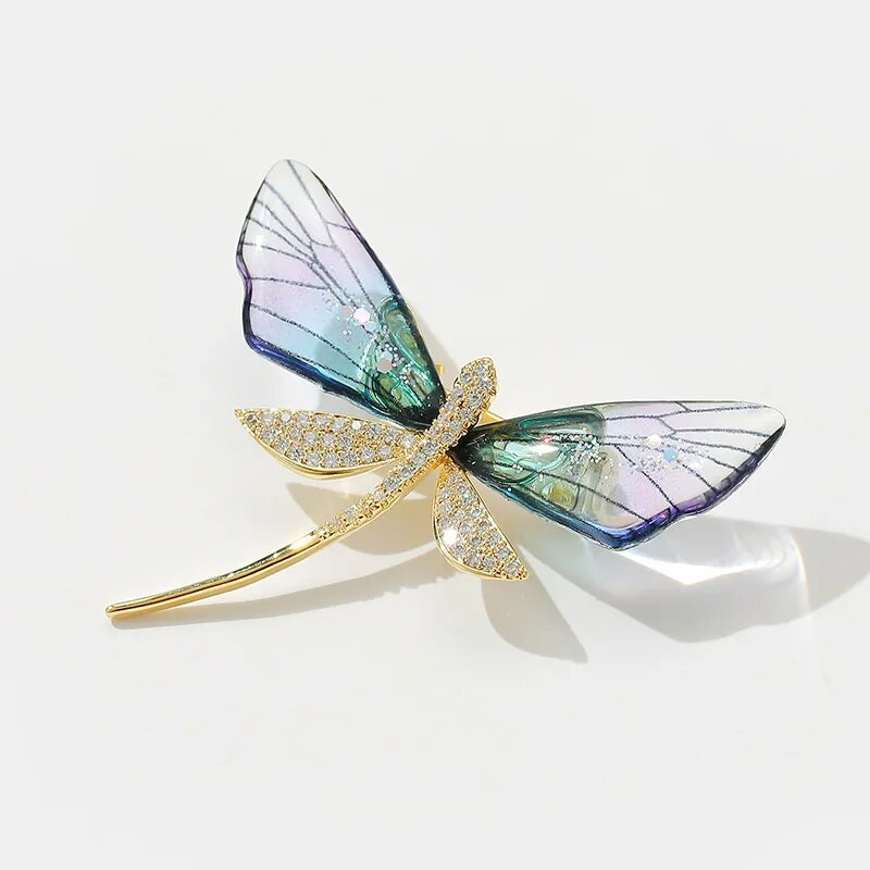 Καρφίτσες με στρας Dragonfly για γυναίκες Κομψή ιδιοσυγκρασία Καρφίτσες καρφίτσας με έντομα Γούρι Κοσμήματα Δώρα γάμου