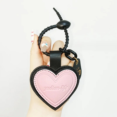 5 krāsu sirds formas PU ādas atslēgu piekariņi sievietēm Jauki sirds atslēgu piekariņi aksesuāri Rokassomu dekorēšana Auto atslēgu piekariņu vairumtirdzniecība