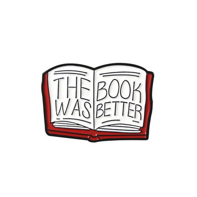 GDHY grāmatu emaljas piespraudes Grāmatu piespraudes Burvju grāmata Burvju bumba Papīra rullis Lasīšanas nozīmītes Literāras atloka piespraudes Rotaslietas Grāmata Broše