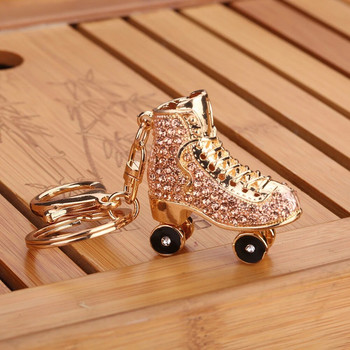 Γυναικεία Roller Skates Παπούτσια Κρυστάλλινα Μπρελόκ Τσάντα Κρεμαστό Κλειδιά Θήκη στρας Μπρελόκ Σακίδιο πλάτης Κοσμήματα