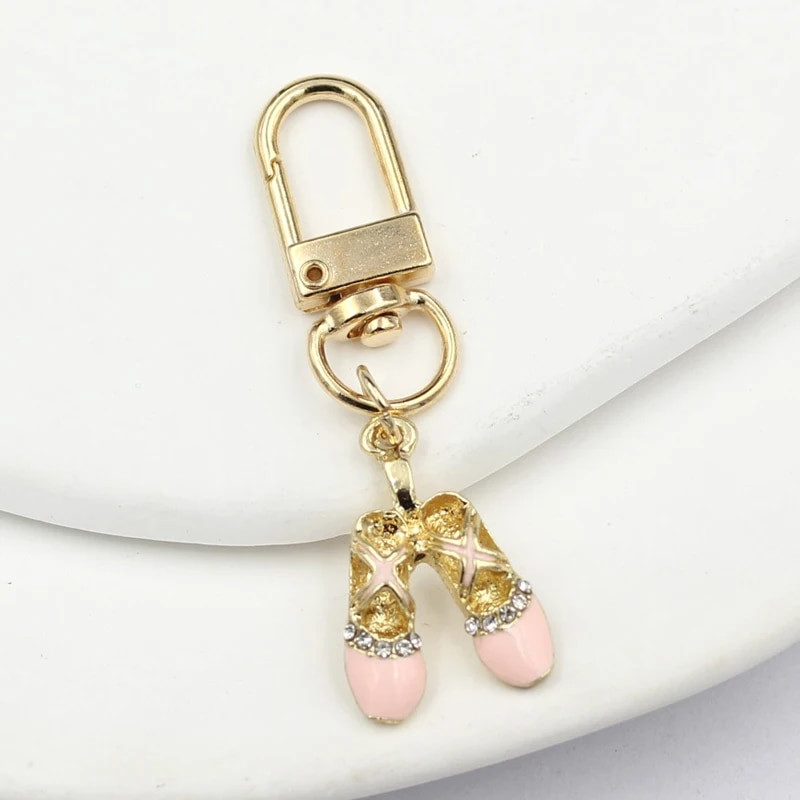 Jauki balerīnu atslēgu piekariņi baleta apavi deju atslēgu piekariņš Airpods futrālis šarms auto turētājs rokassomiņa kulons rotaslietas balerīna dāvana jaunums