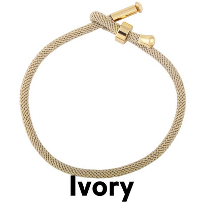 OCESRIO krāsainas regulējamas kokvilnas sarkanas virves rokassprādzes ķēdes apzeltītas vara DIY sastāvdaļas rotaslietu izgatavošanai cana002