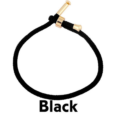 OCESRIO krāsainas regulējamas kokvilnas sarkanas virves rokassprādzes ķēdes apzeltītas vara DIY sastāvdaļas rotaslietu izgatavošanai cana002