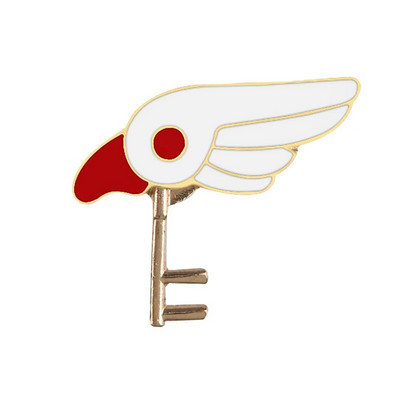 Χαριτωμένο ροζ πριγκίπισσα με σμάλτο καρφίτσα κινουμένων σχεδίων μαγικό ραβδί Θησαυρός στήθος καρφίτσα καρφίτσα καρφίτσα καρφίτσα ρόλος καρδιά τσάντα πέτο Παιδικό δώρο κοσμήματα