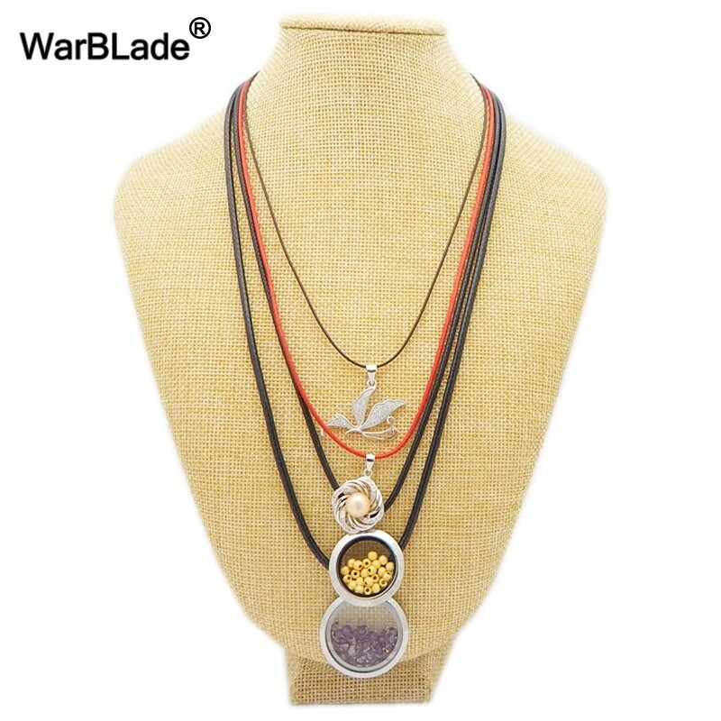 40-80 εκ. 1-3 χιλιοστά Μαύρο δερμάτινο κολιέ κορδόνι Κορδόνι κερί σχοινί δαντέλα αλυσίδα με περιστροφικό κούμπωμα από ανοξείδωτο ατσάλι για κολιέ κοσμήματα