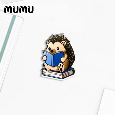 2023 New Mushroom Hedgehog Lapel Pin Flower Animal Ducky Acrylic καρφίτσες Χειροποίητες εποξειδικές κοσμηματοπούλες τσάντα τσάντα