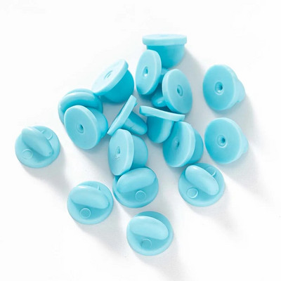 50 τμχ Λαστιχένια καρφίτσα Πλάτη κούμπωμα Πόρπη ασφαλείας για DIY καρφίτσες με πέτο Σήμα Κοσμήματα Αξεσουάρ Ευρήματα Χειροτεχνία Προμήθειες Υλικά