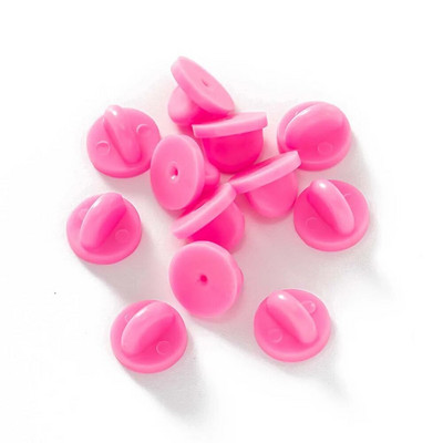 50 τμχ Λαστιχένια καρφίτσα Πλάτη κούμπωμα Πόρπη ασφαλείας για DIY καρφίτσες με πέτο Σήμα Κοσμήματα Αξεσουάρ Ευρήματα Χειροτεχνία Προμήθειες Υλικά