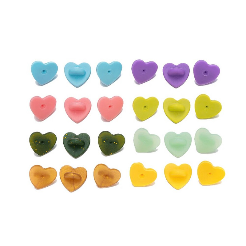 50 τμχ Λαστιχένια καρφίτσα Πλάτη κούμπωμα Πόρπη ασφαλείας για DIY καρφίτσες με πέτο Σήμα Κοσμήματα Αξεσουάρ Ευρήματα Χειροτεχνία Προμήθειες Υλικά