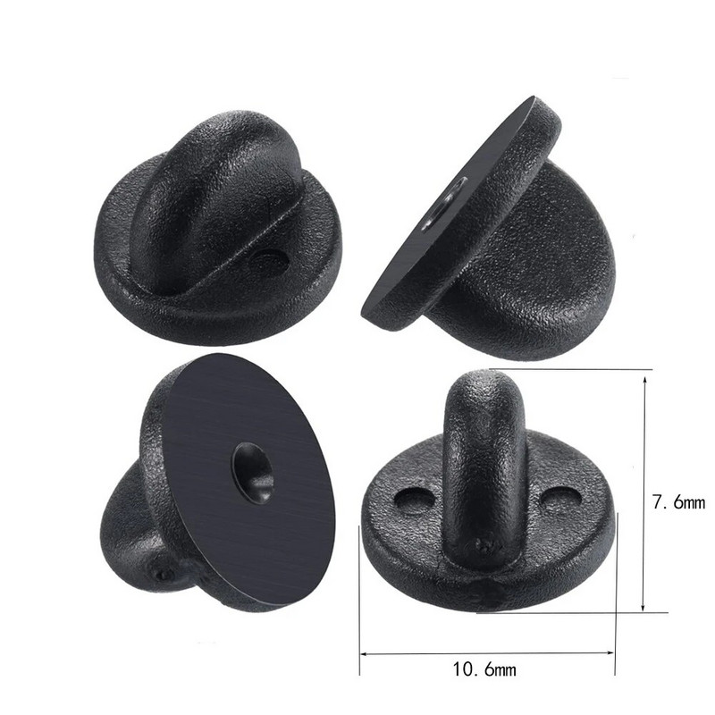 50 τμχ Λαστιχένια καρφίτσα Πλάτη κούμπωμα Πόρπη ασφαλείας για DIY καρφίτσες με πέτο Σήμα Κοσμήματα Αξεσουάρ Ευρήματα Χειροτεχνία Προμήθειες Υλικά