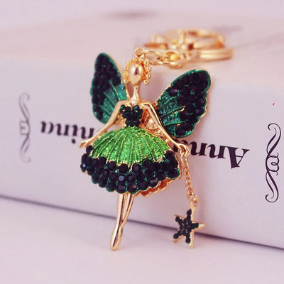 Novi privjesak za ključeve u automobilu, djevojčica, modni klasični ženski dodaci za torbe, metalni privjesak za ključeve K5120