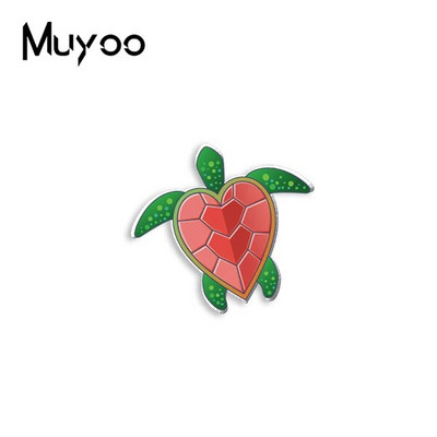 2023. gada jaunums, modes jūras bruņurupucis, varavīksnes lepnums, krāsaina glezna ar rokām darināta epoksīda akrila sveķu atloka piespraudes nozīmītes piespraudes