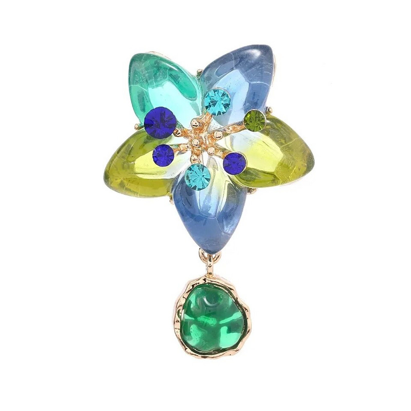 Εκλεκτές vintage Star καρφίτσα ρετσίνι κρεμαστό κόσμημα καρφίτσες για γυναίκες Λαμπερό Pentagram Corsage Lady Wedding Party Καρφίτσες κοσμημάτων