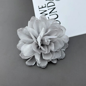 Романтична брошка от плат с роза Модна игла за коса с цветя за дамски модни аксесоари