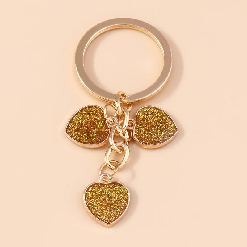 Jauna modes emalja mīlestības sirds atslēgu piekariņi sievietēm vīriešiem automašīnu atslēgu turētājs atslēgu piekari Rokassomu piekariņi DIY rotaslietas aksesuāri
