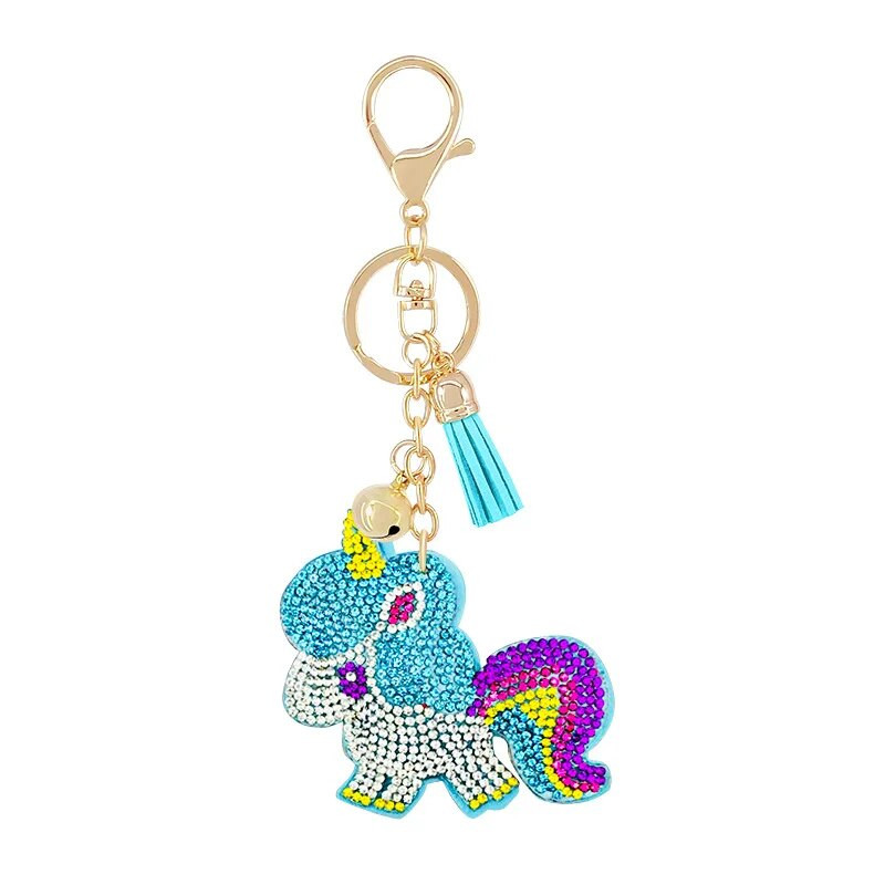 Χαριτωμένο μενταγιόν κουκουβάγιας Δερμάτινο φούντα με κλειδί επίχρυση αλυσίδα Μπρελόκ αυτοκινήτου Μπρελόκ αυτοκινήτου Μπρελόκ στρας Κρυστάλλινα μπρελόκ