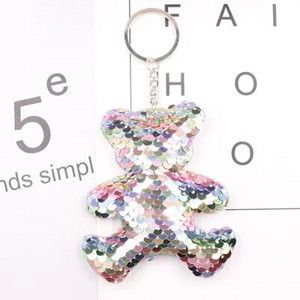 1GB Dolphin Star Vienradzis dzīvnieks Atslēgu piekariņš Glitter Pompom Sequins Atslēgu piekariņi Dāvanas sievietēm Autosomas piederumi Atslēgu piekariņi Rotaslietas