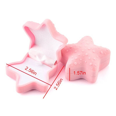 1 τεμάχιο Lovely Velvet Jewelry Box Δοχείο Κουτί βέρας για σκουλαρίκια Κολιέ Βραχιόλι Display Θήκη δώρου 16 στυλ