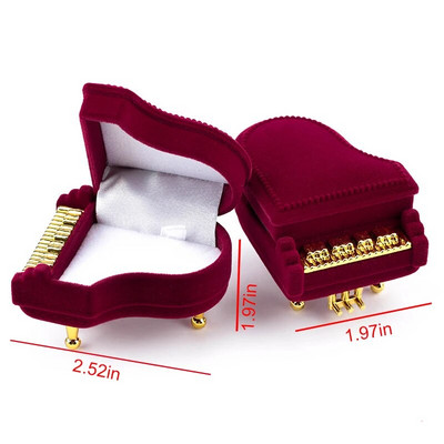 1 τεμάχιο Lovely Velvet Jewelry Box Δοχείο Κουτί βέρας για σκουλαρίκια Κολιέ Βραχιόλι Display Θήκη δώρου 16 στυλ