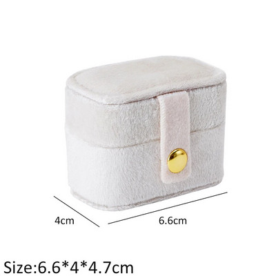 Putni prijenosni kožni mali organizator nakita Kutija za pohranu Putna kutija Ženske naušnice Prstenje Ogrlice Narukvice Držač za prikaz