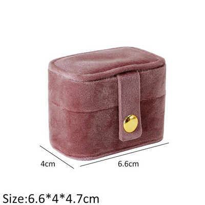 Putni prijenosni kožni mali organizator nakita Kutija za pohranu Putna kutija Ženske naušnice Prstenje Ogrlice Narukvice Držač za prikaz