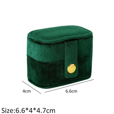 Putni prijenosni kožni mali organizator nakita Kutija za pohranu Putna kutija Ženske naušnice Prstenje Ogrlice Narukvice Držač za prikaz