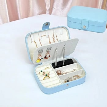 Кутия за съхранение на бижута в корейски стил Европейска кутия за съхранение на пръстени с голям капацитет Кутия за подаръци Вътрешен слой Опаковка Бижута