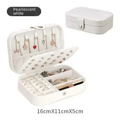 Korejiešu stila juvelierizstrādājumu uzglabāšanas kaste Eiropas lielas ietilpības gredzenu uzglabāšanas dāvanu kastīte iekšējā slāņa iepakojuma rotaslietas