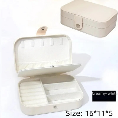 Korejiešu stila juvelierizstrādājumu uzglabāšanas kaste Eiropas lielas ietilpības gredzenu uzglabāšanas dāvanu kastīte iekšējā slāņa iepakojuma rotaslietas