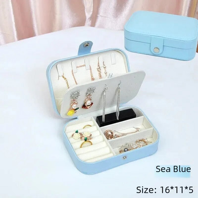 Korejiešu stila juvelierizstrādājumu uzglabāšanas kaste Eiropas lielas ietilpības gredzenu uzglabāšanas dāvanu kastīte iekšējā slāņa iepakojuma rotaslietas